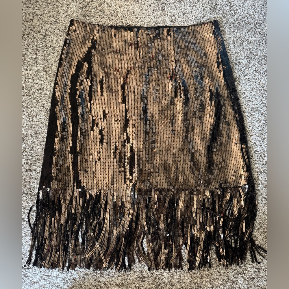 Sparkly Skirt with Fringe
